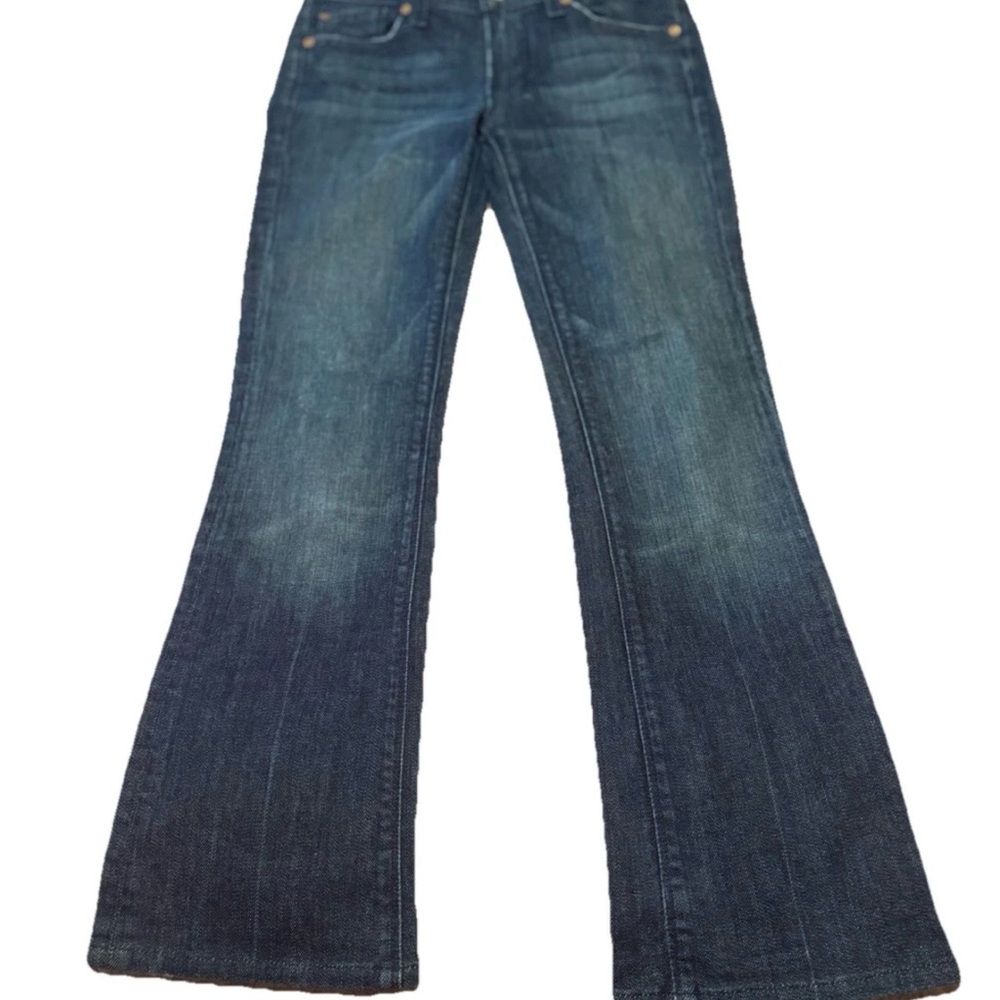7 For All Mankind Dark Blue Bootcut Jeans Women’s Size 27